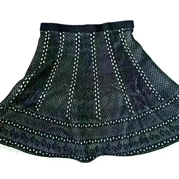 Chelsea & Theodore Sz L A Line‎ Cotton Heavy Warm Skirt Office Fall Pull On - Picture 1 of 13